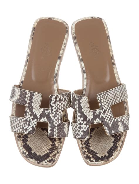 where to buy hermes sandals|Hermes snakeskin sandals.